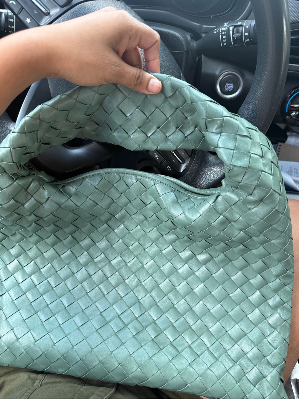 Bottega Veneta Hop Bag in size small.